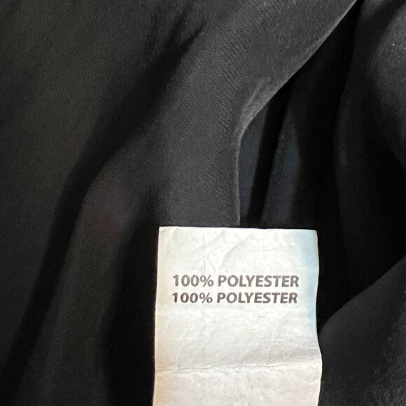 Ramy Brook New York Black Blouson Midi Dress Women’s Size M Elastic Waist Party - Picture 7 of 10